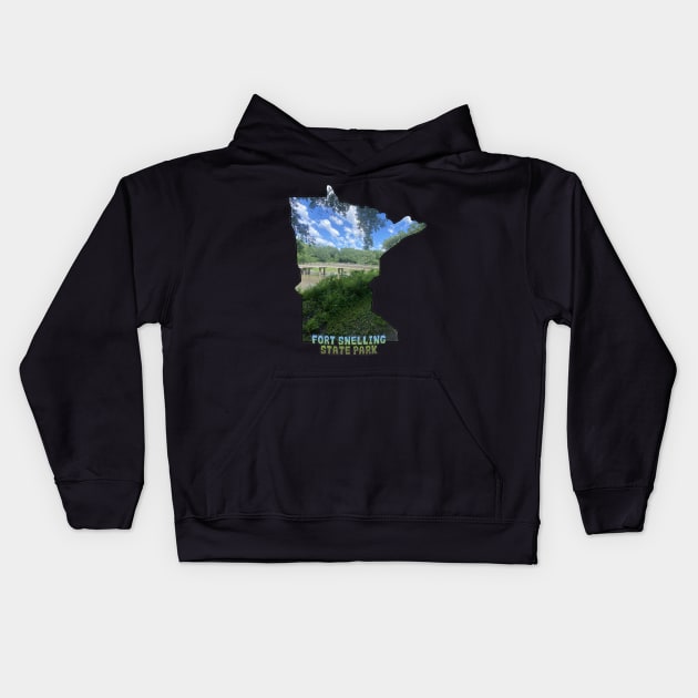 Minnesota - Fort Snelling State Park Kids Hoodie by gorff
